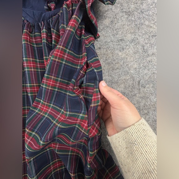 Free People | Eliza Faulkner | Tessa Checks Dress | Blue Plaid | Size XS - Picture 7 of 13